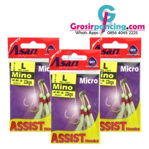 Jual assist hoox asari micro harga murah grosir pancing