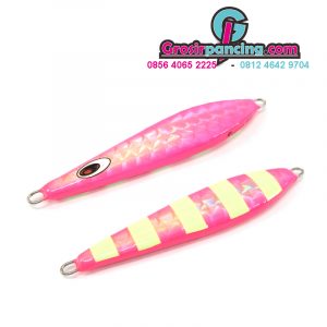 Metal Jig Curve UV Bright Glow In The Dark