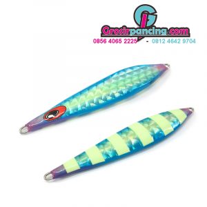 Metal Jig Curve UV Bright Glow In The Dark