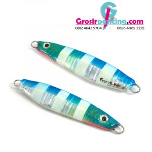 Metal Jig Curve UV Bright Glow In The Dark