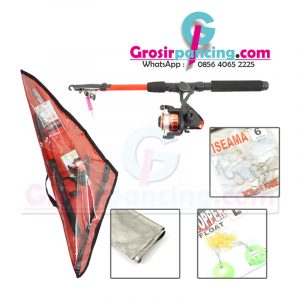 Paket Joran Set CURVE New Era Antena