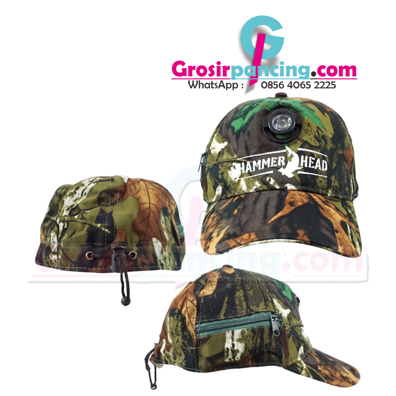Hammerhead Lampu Tengah Topi Head Lamp HAMMERHEAD