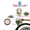 Bearing Line Roller Reel Spinning Universal Size 1000 – 8000