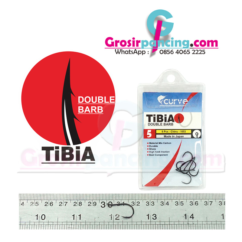 zoom Curve Tibia Size 5 6pcs Kail Curve TiBiA Double Barb 1053