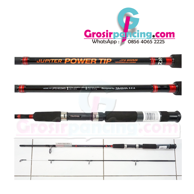 Daiwa Jupiter Power Tip JPS 602MS Line 8-20lbs 180cm Joran Daiwa Jupiter Power Tip