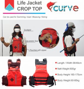 Life Jacket Curve Crop Top