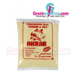 Pelet Akrab Putih Perangsang Ikan Tombro dan Nila