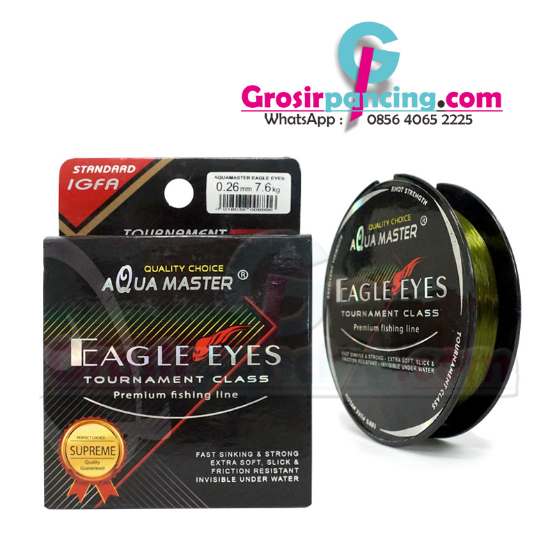 Aqua Master Eagle Eyes 0.26mm 7.6kg Senar Aqua Master Eagle Eyes